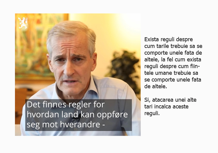 Discurs pentru copiii Norvegiei