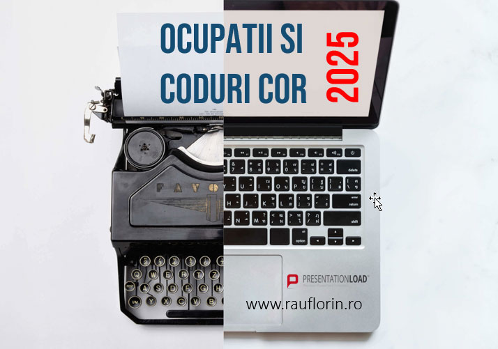 OCUPATII SI CODURI COR